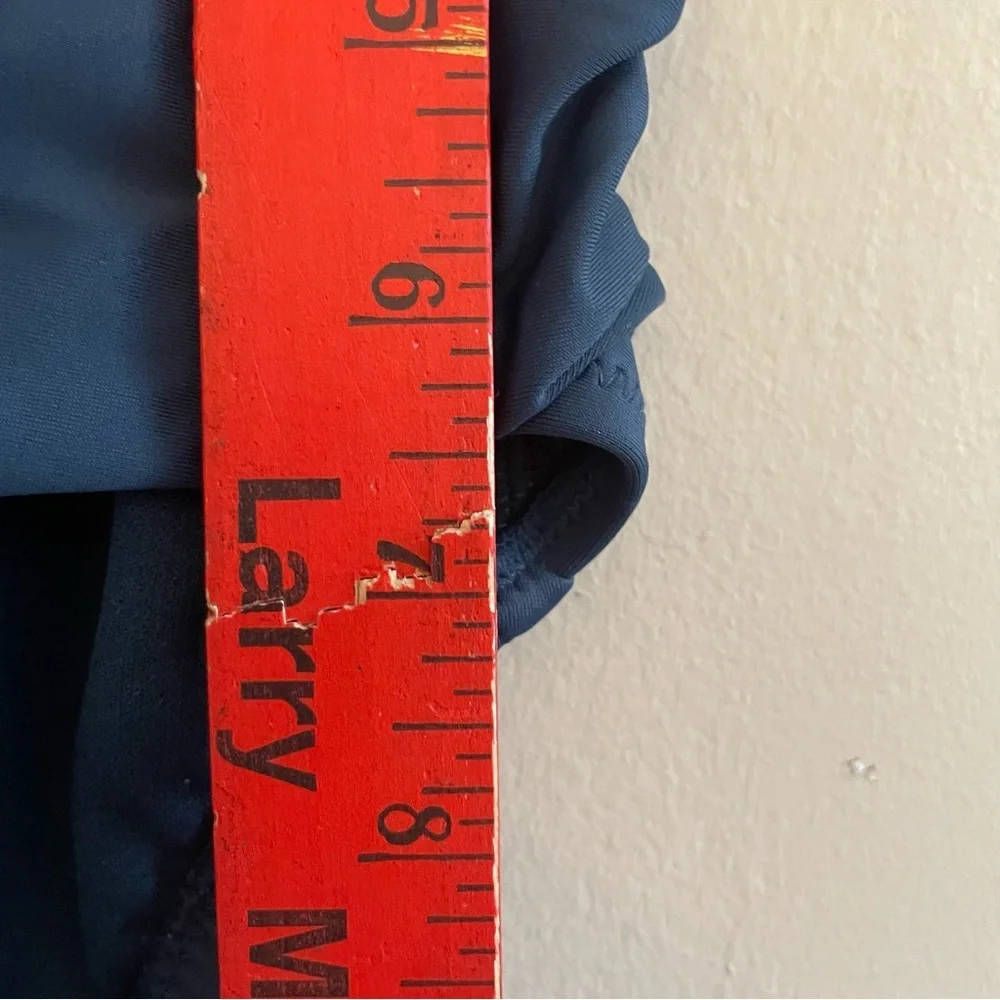 Raisins High-Waisted Ruched Bikini Bottom – Navy Plus Size 20 EUC - Picture 16 of 16